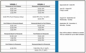 Ferry Schedule